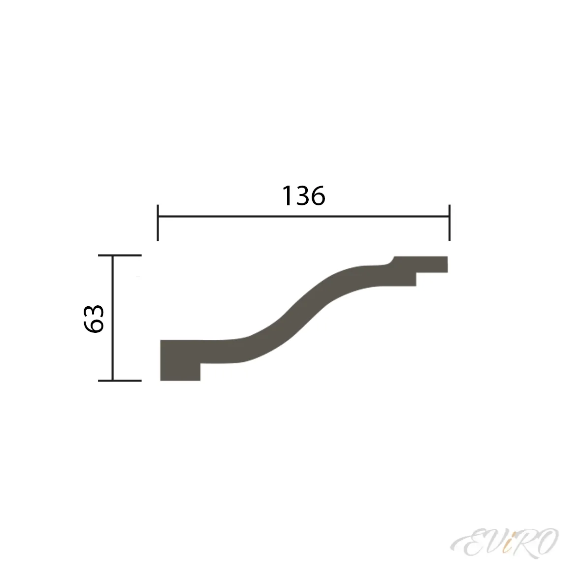 Карниз EViRO Модель 1.50.131