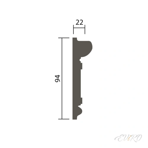 Молдинг EViRO Модель 1.51.345